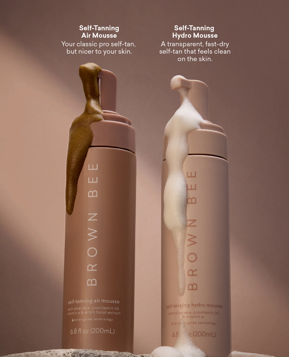 Refill for sunless sun-tanning air mousse.