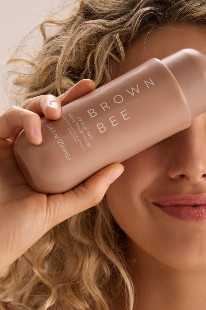 Tanning With Self-Tanner | Brown Bee Gradual Self-Tanner
