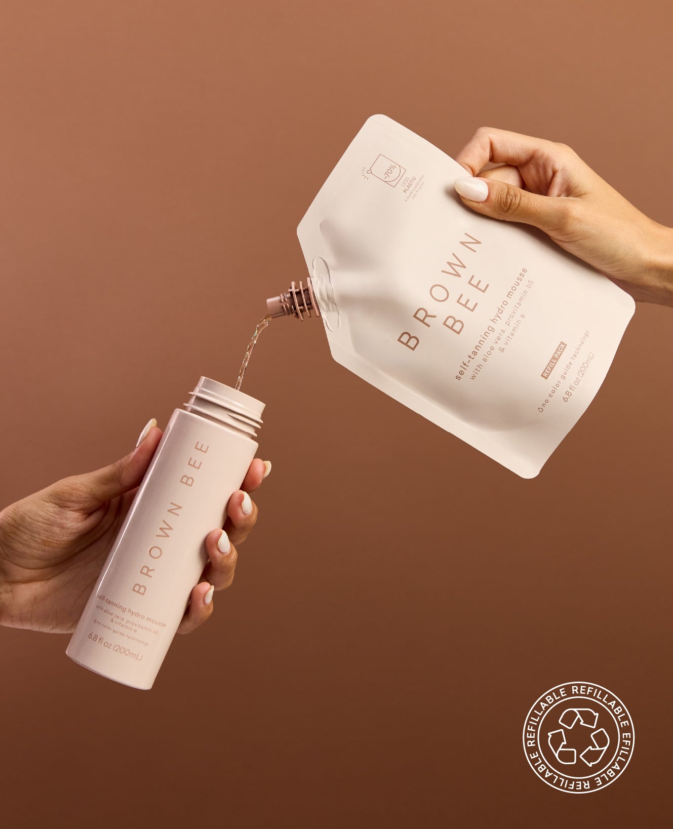 Shop the best sunless self-tanning tanning mousse at Brown Bee.