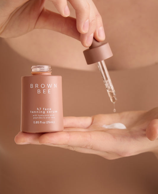 Brown Bee Face Tanning Serum